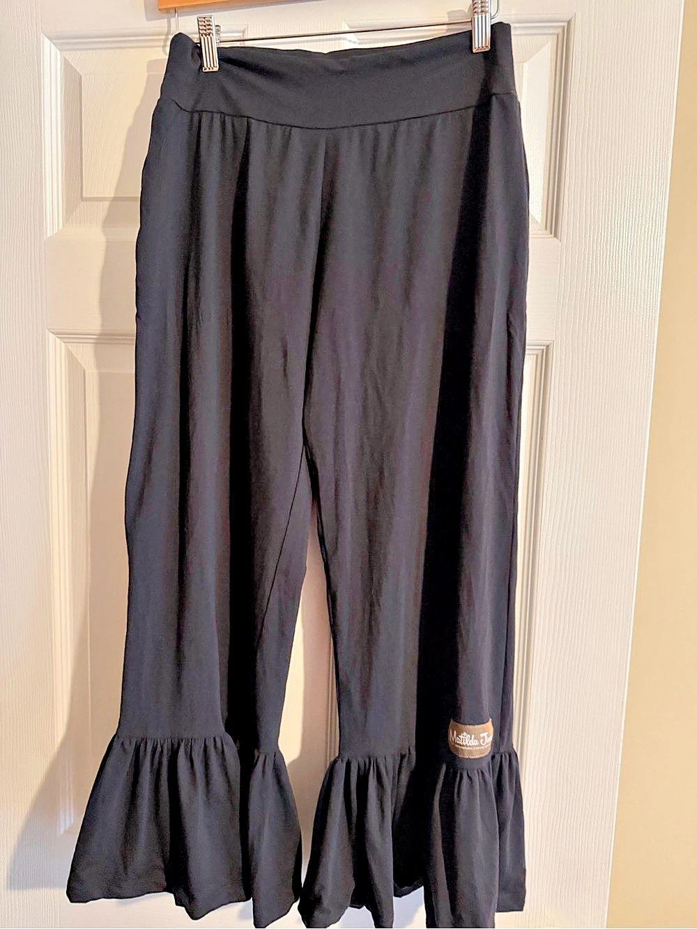 Matilda Jane Big Ruffles Pants Black Wide Leg Pants
